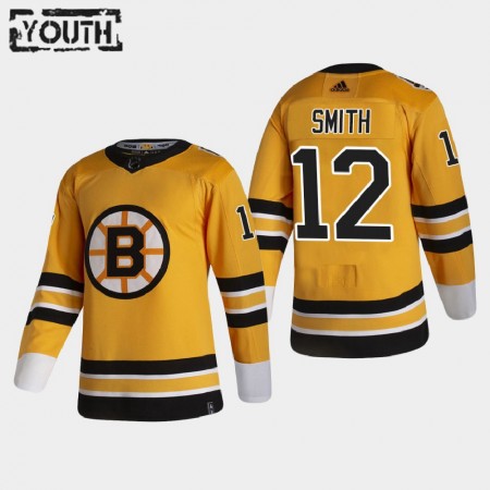 Barn Ishockey Boston Bruins tröja Craig Smith 12 2020-21 Reverse Retro Authentic